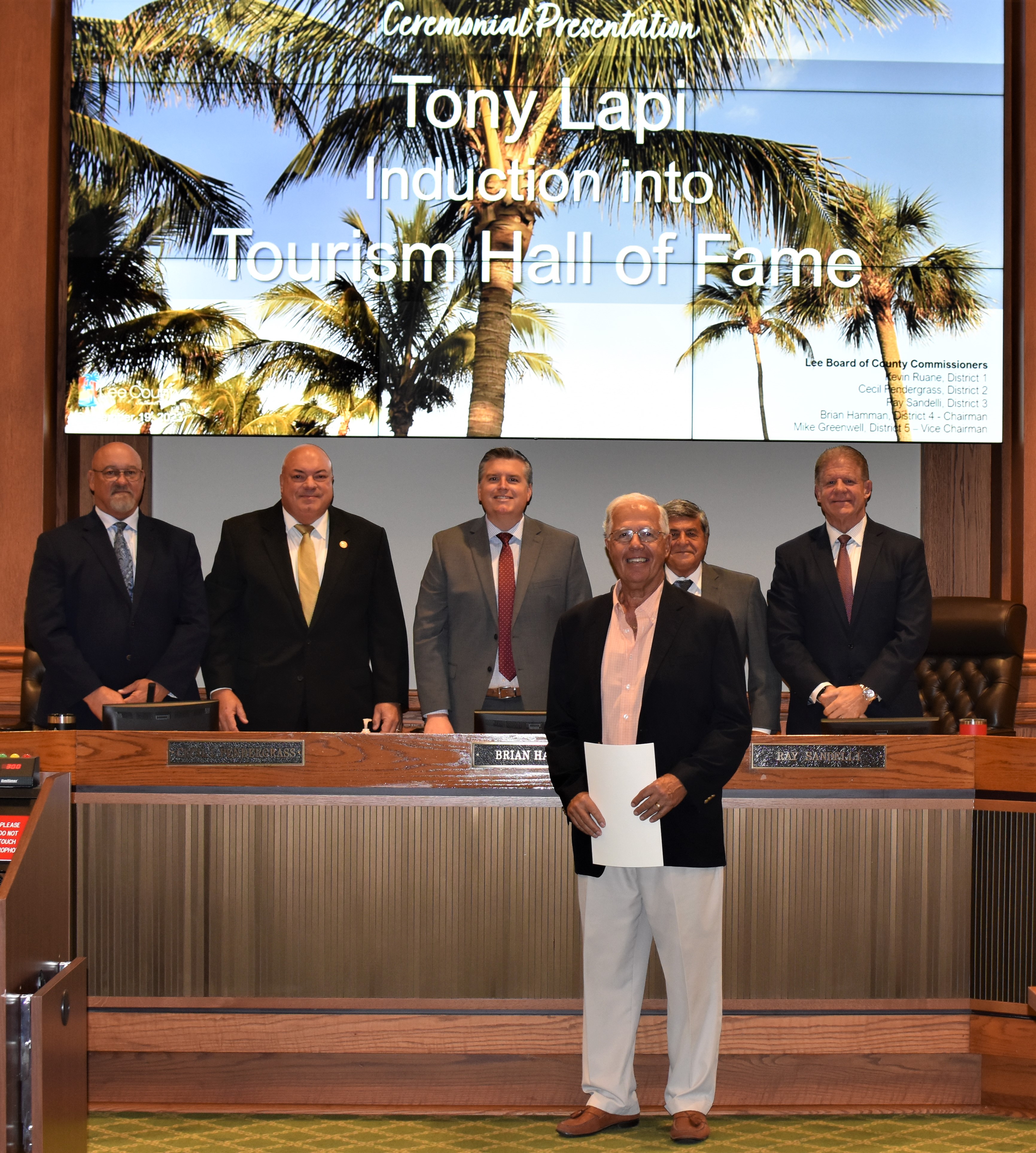 09-19-23 Toni Lapi Induction into Tourism Hall of Fame